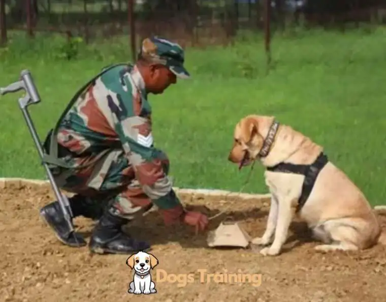 Army Basic Training with a Dog for Security Military Role
