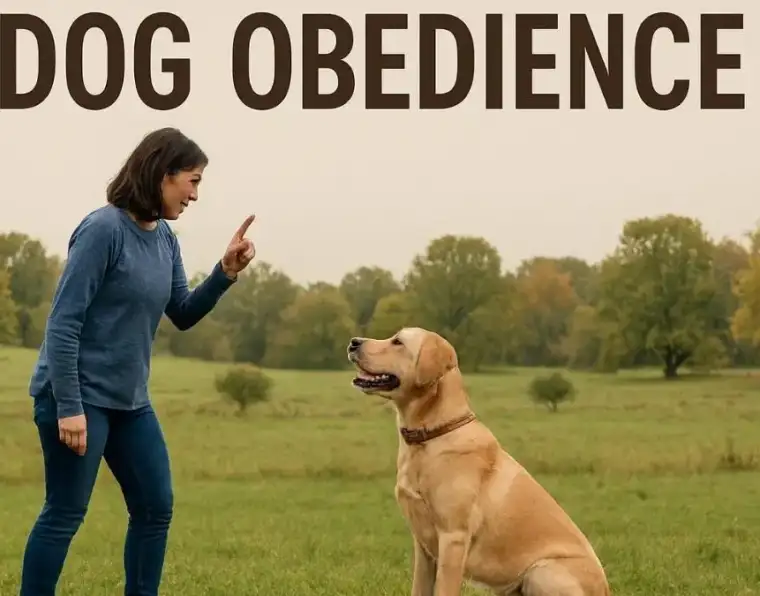 The Dog Obedience Training at Home With Commands and Routine